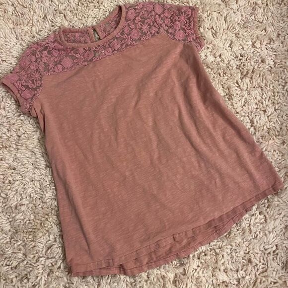 Matilda Jane Lory Floral Lace Top Small - Picture 1 of 4